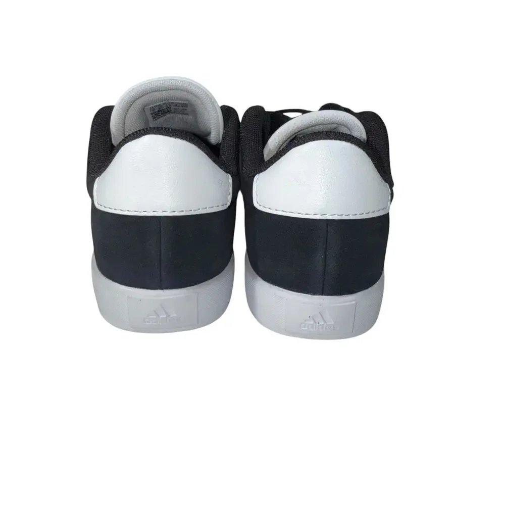 ADIDAS Black Unisex Sportswear 859 VL Court 3.0 Shoes Kids SZ/3